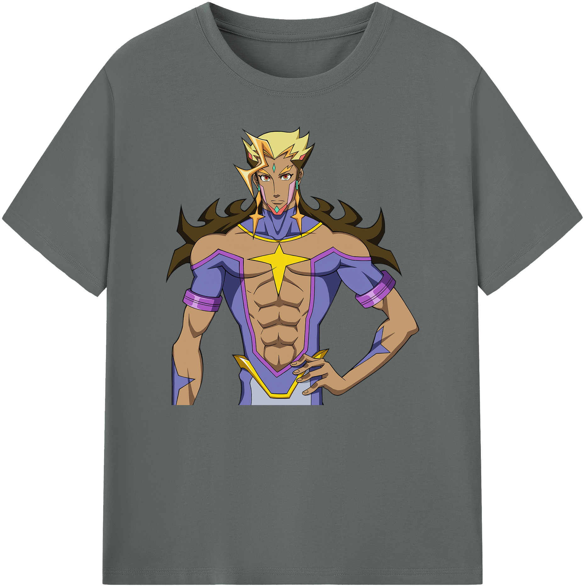 （画像用） 遊☆戯☆王 Yu-Gi-Oh! 綿100％ メンズ半袖Tシャツ｜肌触りやわらか＆通気性